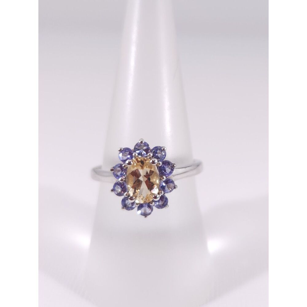 Marialite and Tanzanite Ring Size 7